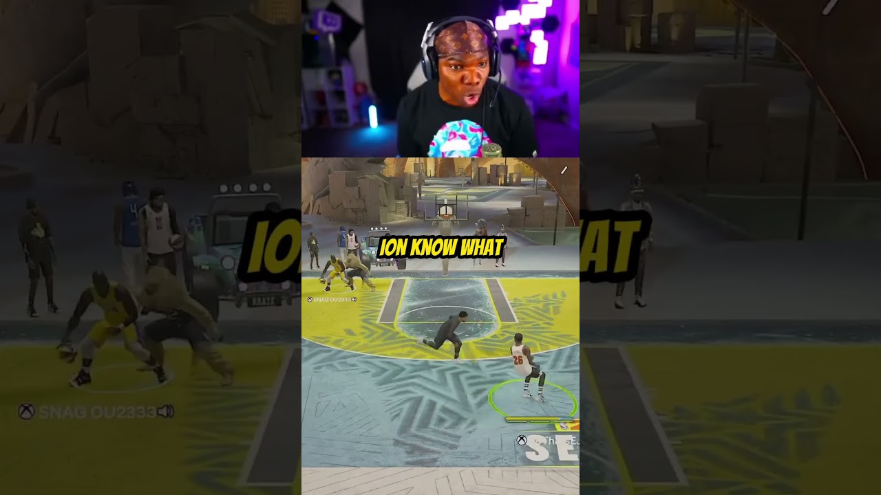 Singing How You Got Saved By Your Teammate on 2K24 Is INSANE! 😂🎤 #shorts #nba2k24