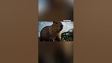 Bão không tha cho Capy #hieuclipfunny #funny #capybara