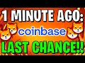 Shiba inu coinbase not joking just 72 hours left last warning  shiba inu coin news today
