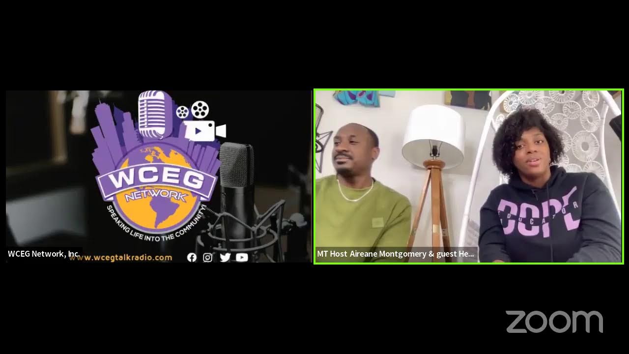 WCEG Network Millennial Talk II host Aireane Montgomery & guest Herbert Jackson, Jr.