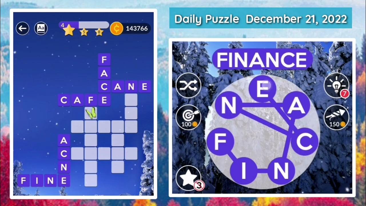 Wordscapes Daily Puzzle DECEMBER 21, 2022 YouTube