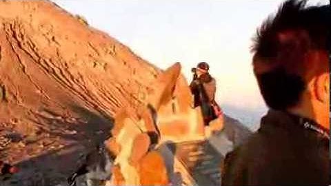 Mount Merbabu and Mount Merapi