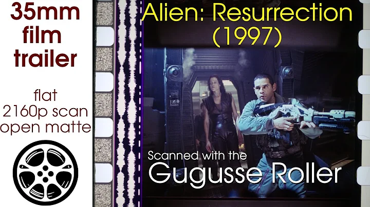 Alien: Resurrection (1997) 35mm film trailer A, flat open matte, 2160p