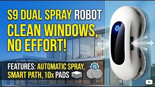 Clean Windows Without The Effort! S9 Window Cleaning Robot Review