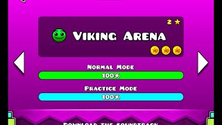 2026 Viking Arena All Coins - Geometry Dash Meltdown