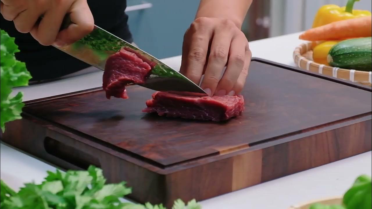 Walnut End Grain Cutting Board 17"x12"x1,6" Finished Only Oiling with