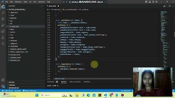 pembuatan aplikasi form input data BUKU menggunakan main dart didalam flutter