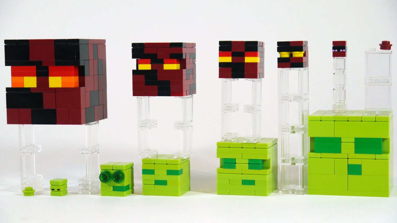 How To Build Lego Minecraft Slime Magma Cube Youtube