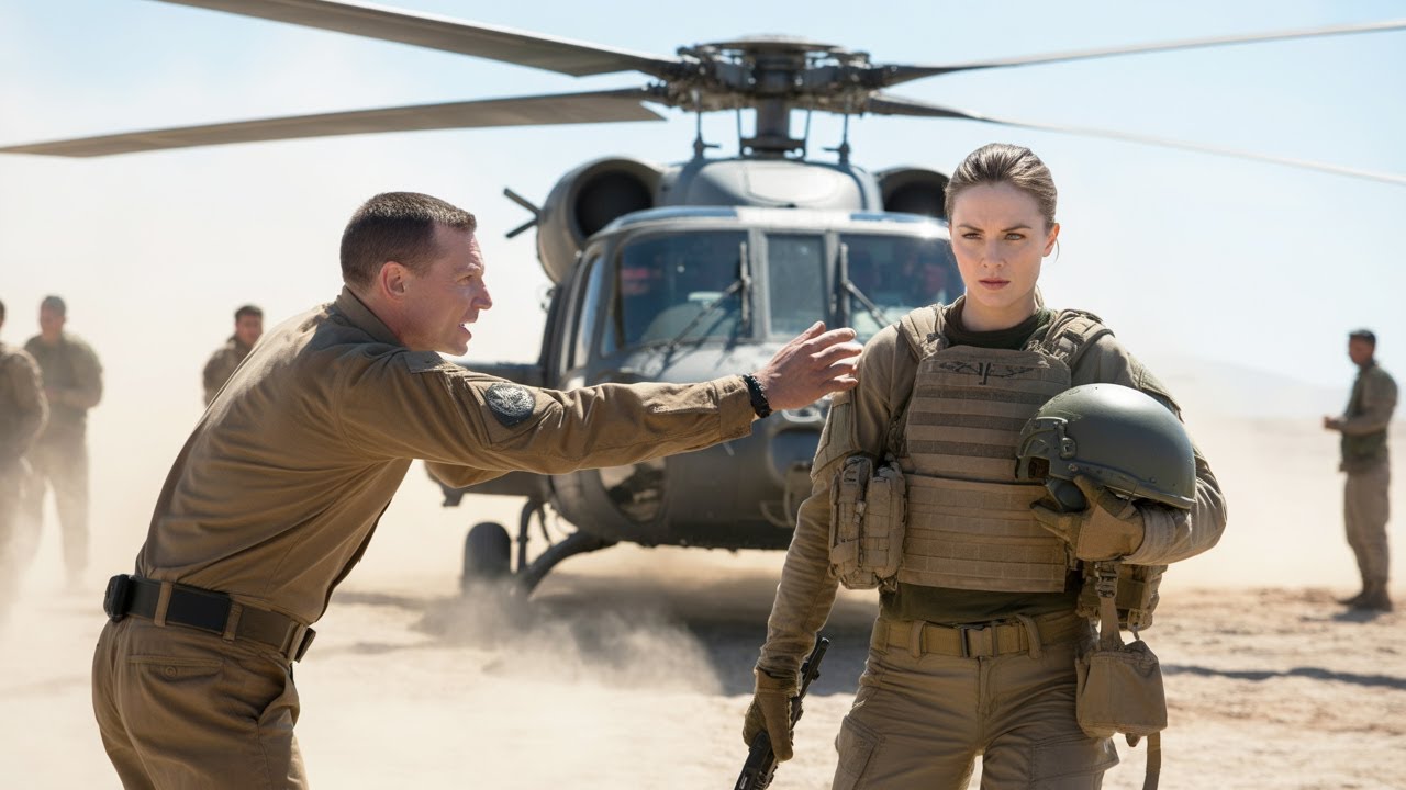 Sergeant Blocked Her from the Helicopter — Until the Pilot Yelled 
