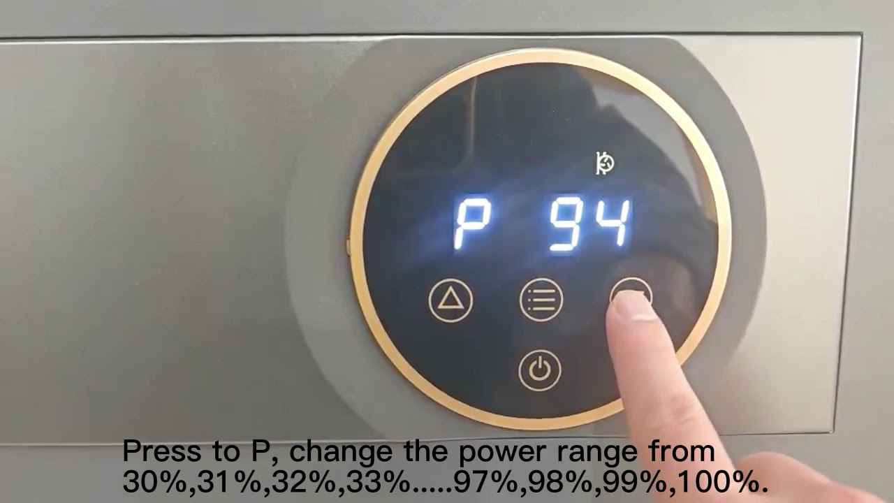 Max Power settingmore precise30% 100%