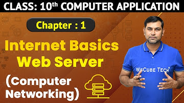 Class 10 Computer Applications | Web Server - Internet Basics (Chapter 1)