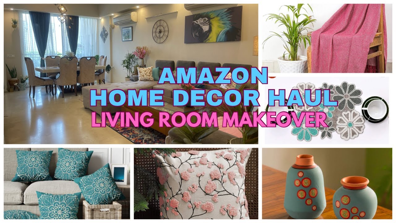 Captivating *Amazon* Home decor haul & New Living Room Makeover 💗 YouTube