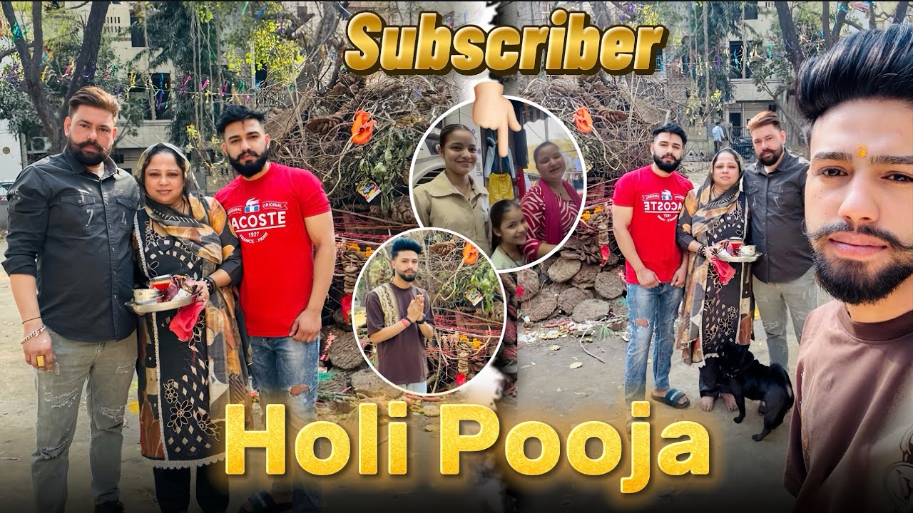 VLOG 100 / 🌈 Hamari Family ki Holi Pooja | Full Vlog