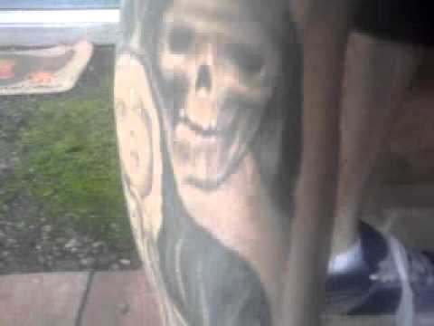 Mi tatuaje de la santa muerte - YouTube