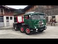 RESTAURO PERFETTO FIAT 690 BILICO CON ORIGINALE SEMIRIMORCHIO BARTOLETTI UNO +TRE CAMION D EPOCA