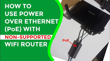 How to use Power over Ethernet with non-supported Netgear Wifi Router#2025#internet#wifi#router#tech