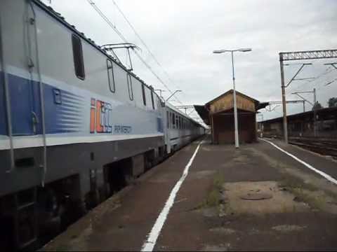 EP09-025 odjeżdża z EIC Odra; Kędzierzyn-Koźle, 27.06.12 r. rail trail cafe
