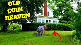 Garrett Vortex Testing! Metal detecting at 200 Year old New York Farm infested with old Coins!