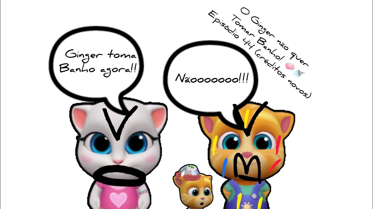 O Ginger não quer tomar banho! 🧼🚿 Episódio 44 (créditos novos)