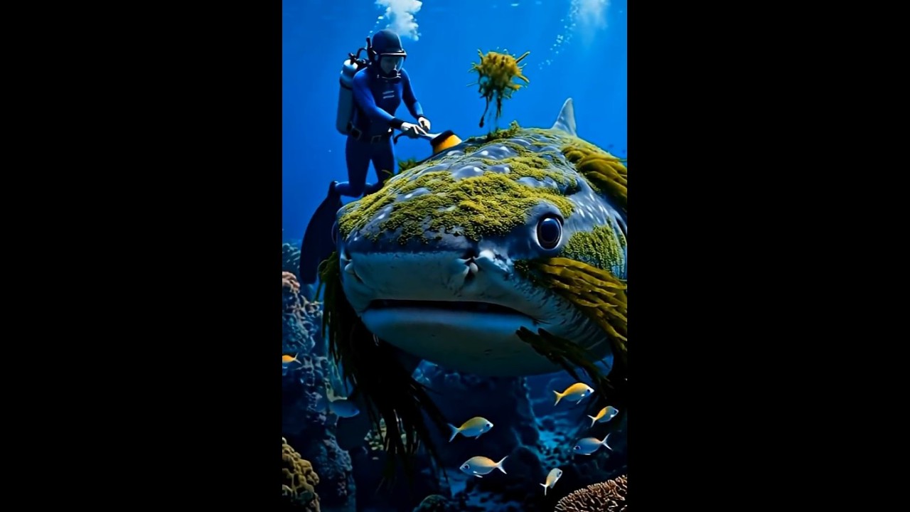 What Was Hiding Under This Algae-Covered Giant? 