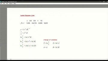 Leastsquare line, Numerical Differentiation, Numerical Integration on Matlab