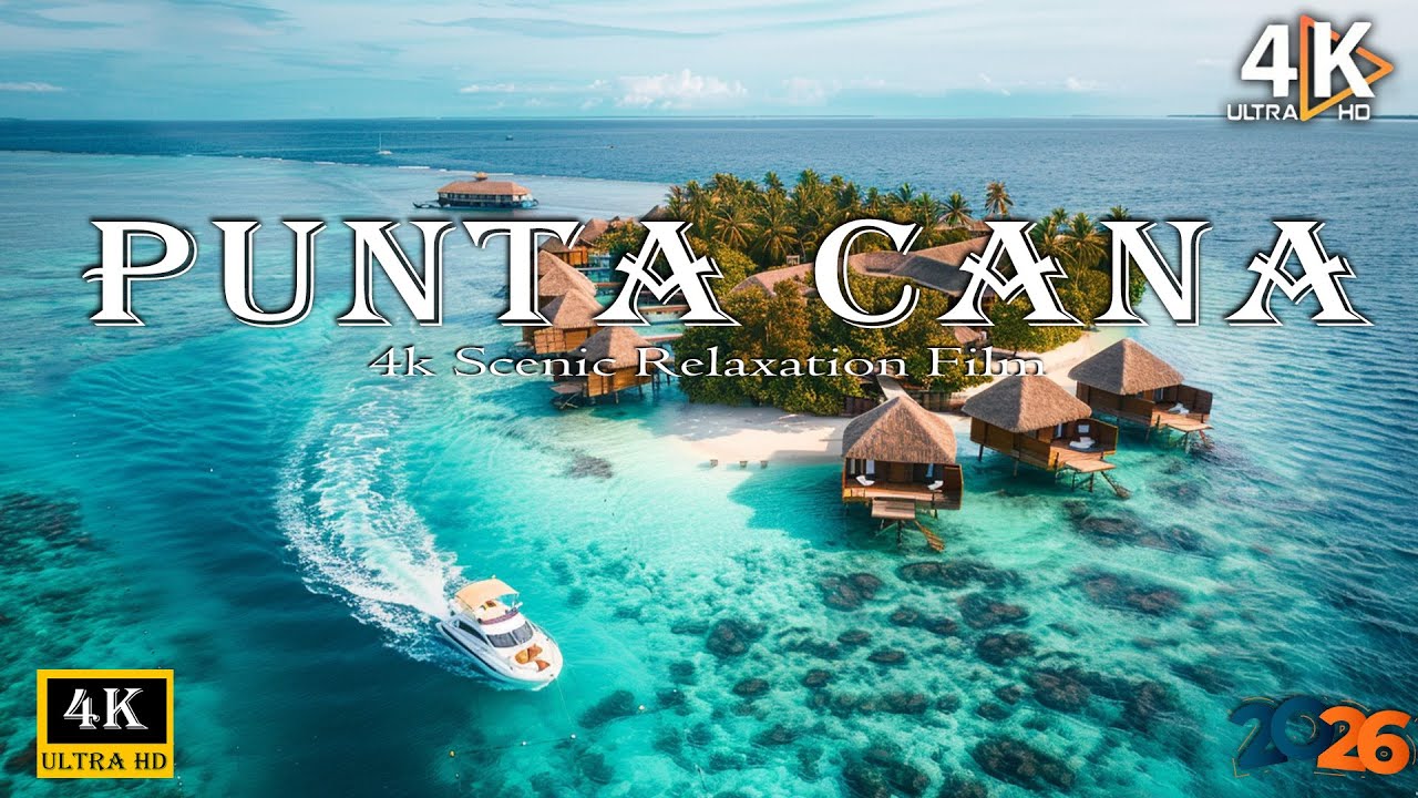 Punta Cana 4K – Explore the Jewel of the Dominican Republic with Deep House Chill Music 2026 🎧