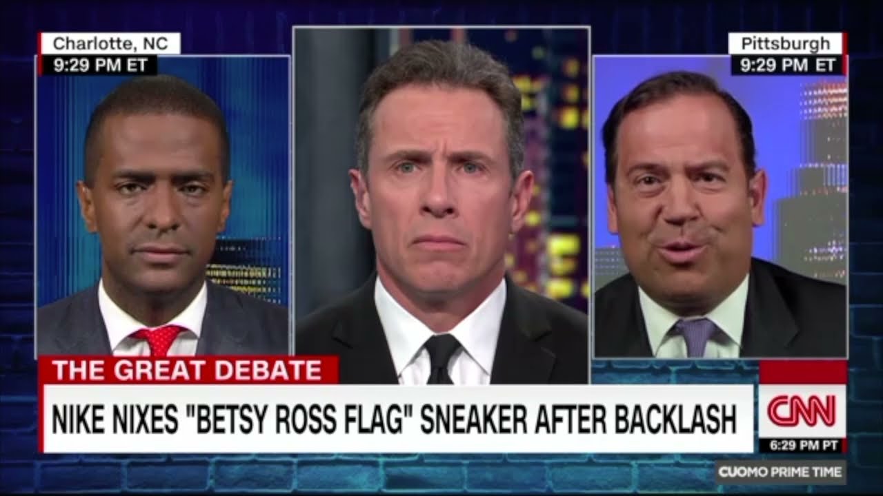 CNN Clips: History of Slavery in relation to Nike's "Betsy Ross Flag" Air Max 1 USA