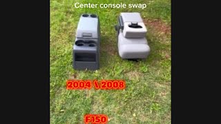 2004/2008 Ford F150 Center console jump seat to center console swap ￼