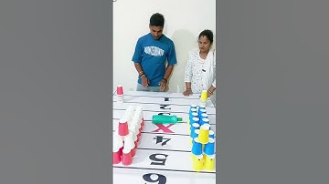 Bottle Cup Roll Challenge!! part3 #funny _ local_game #familygames #funny #games #challenge #shorts