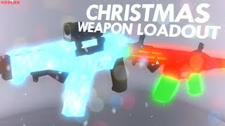 MY *CHRISTMAS* WEAPON LOADOUT in PHANTOM FORCES (ROBLOX)