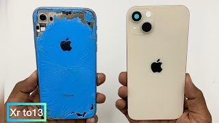 How to making iPhone XR to iPhone 13 | DIY iPhone 13 Housing