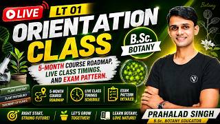 LT 01: Orientation Class: 5-Month course roadmap, live class timings, and exam pattern.