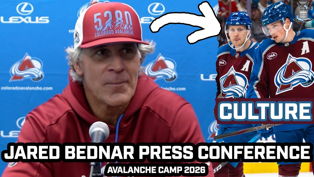 Jared Bednar on Avs' CULTURE, Brent Burns' Iron Man Record & More After Day 2 of Camp