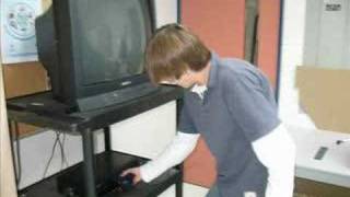 Jake Finds Cleavage Hidden In A Glove.