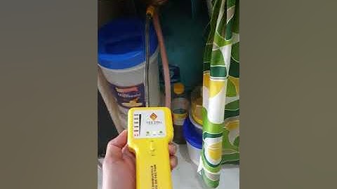 Setup and Demo video of Yeezou Gas Detector