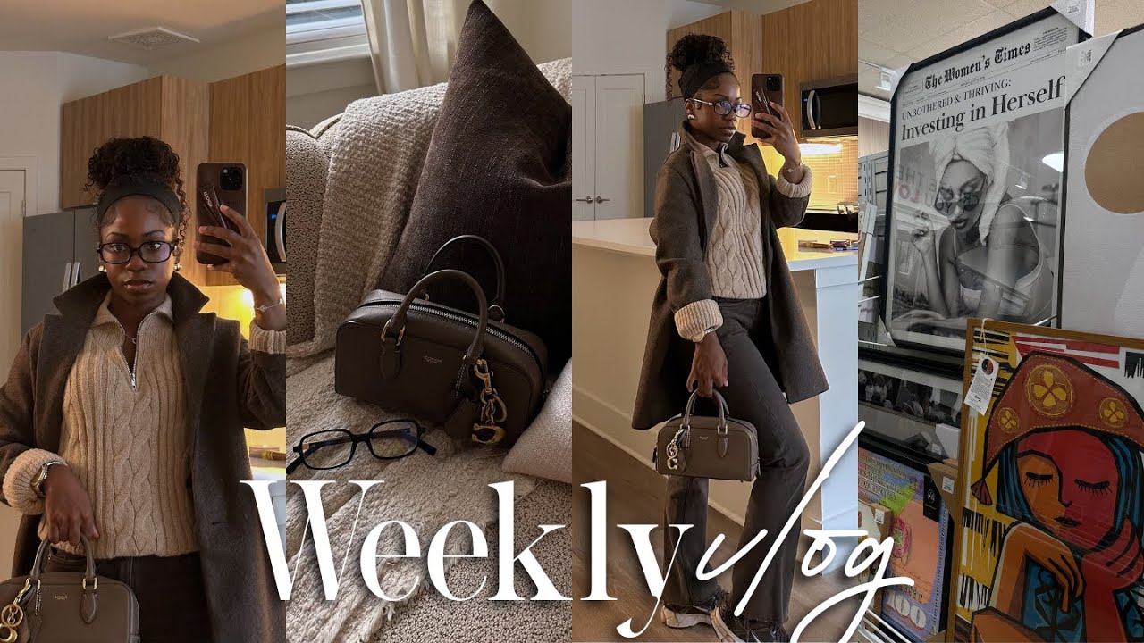 day in my life | home decor shopping + makeup grwm + new home updates + package drop-offs & more!