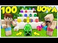 APRIAMO 100 UOVA DI PASQUA IN MINECRAFT ITA!