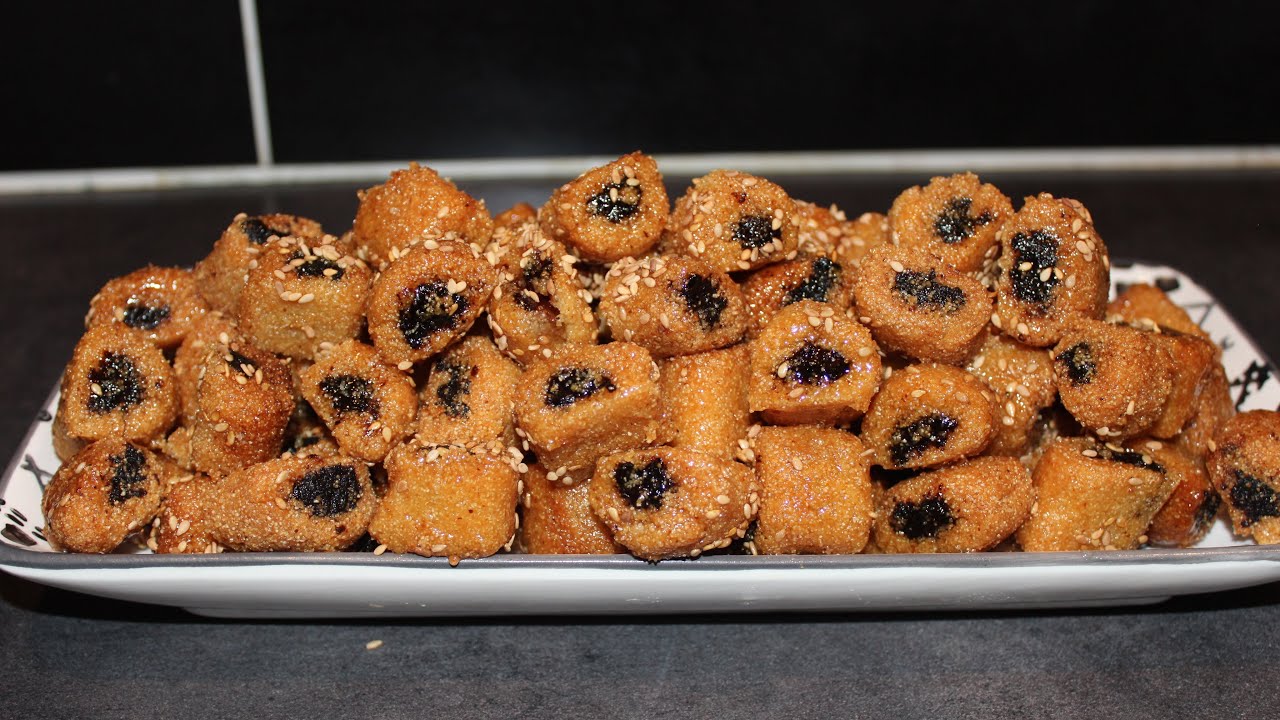 Mini makroud pour les soirées de ramadan - مقروض تونسي مثل المحلات لالسهرات الرمضانية