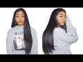 Straightening My Curly Hair 2019 Routine