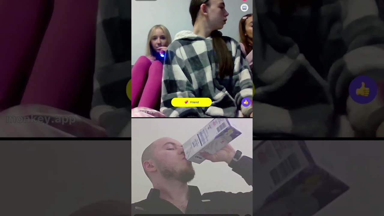 Disappearing Prank on Monkey app (Omegle Alternative)