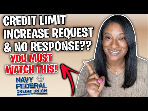 REQUESTED Navy Federal Credit LIMIT INCREASE And NO RESPONSE…? [DO THIS NEXT]