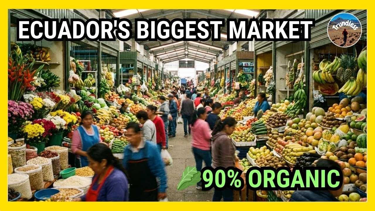 Mercado Mayorista, Ecuador's BIGGEST Fruit & Vegetable Market 🇪🇨