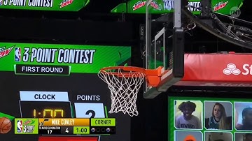 Mike Conley 3pt contest, 1st round
