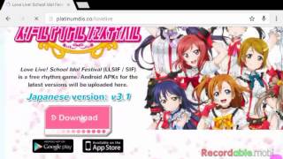 how to download love live school idol festival apk screenshot 1