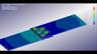LS-DYNA - Preloaded bolted connection failure