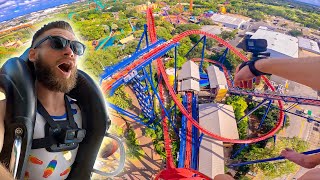 Riding THE CRAZIEST Roller Coasters (Except one 😬) - Busch Gardens Tampa Vlog