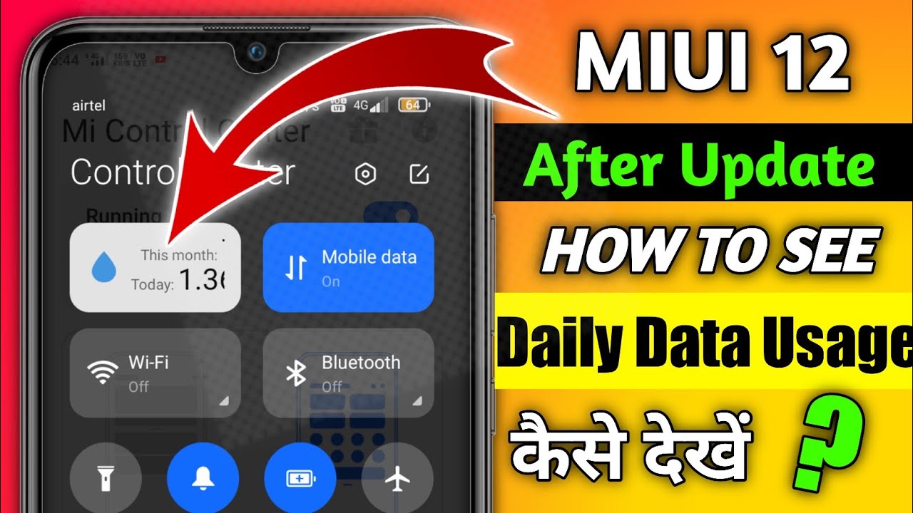 MIUI 12 How To Enable Daily Data Usage | How To See Daily Data Usage in Miui 12