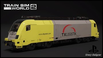 BR 182  (TSW2/ PS4) How to build up BR 182 TX Logistik on livery designer -Time Lapse