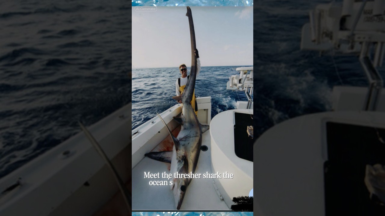 You Won’t Believe How This Thresher Shark Hunts with Its Tail!