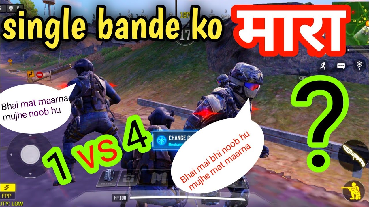 solo vs squad || Call of duty Mobile Gameplay || CODmobile ||supporting ...